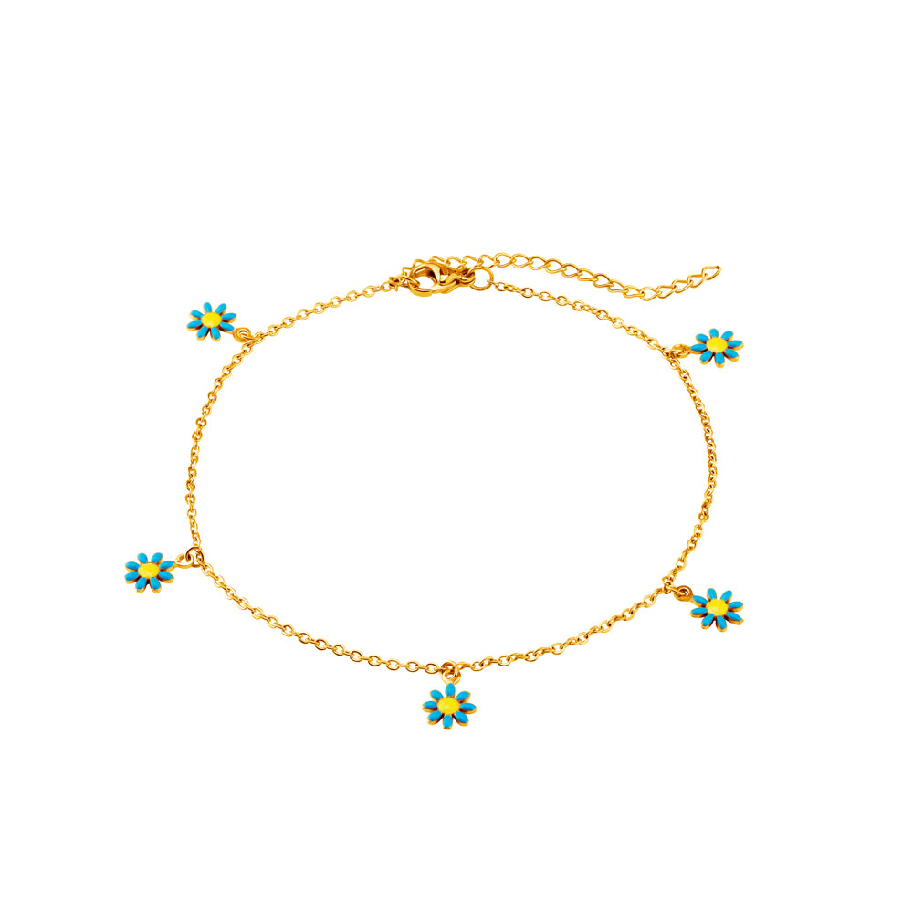 Sunflower anklet series