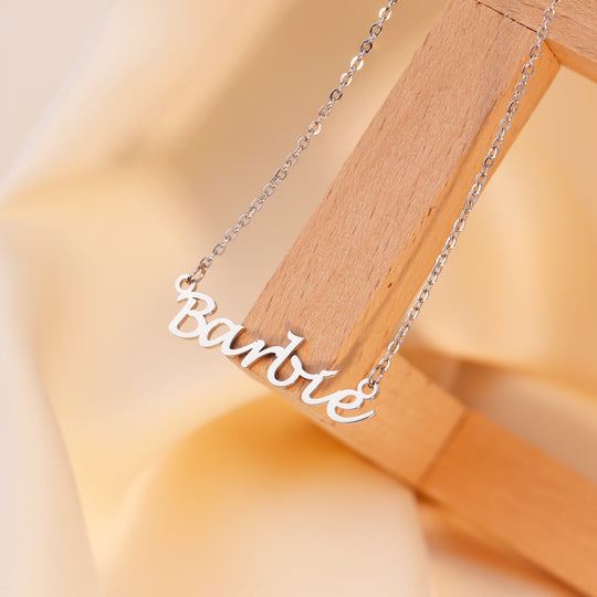 Barbie Name Necklace