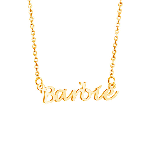 Barbie Name Necklace