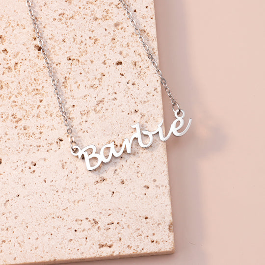 Barbie Name Necklace