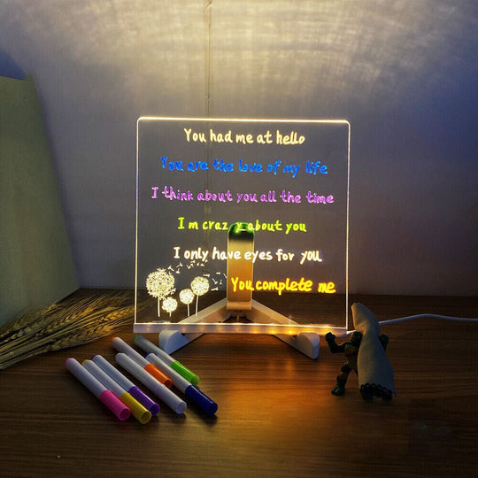 (Early Christmas Sale)-LED Note Board with Colors