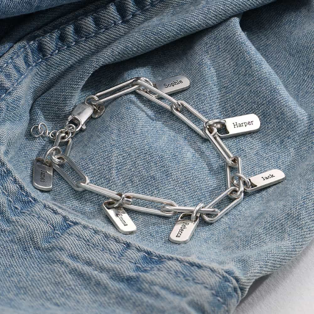 Rory Chain Link Bracelet with Custom Charms