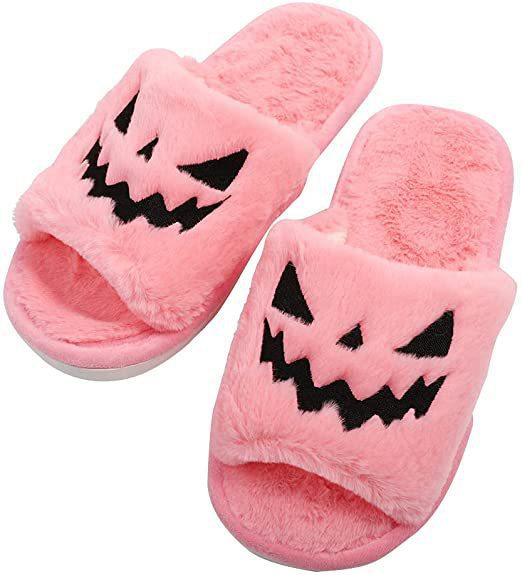 Warm Halloween Spooky Slippers