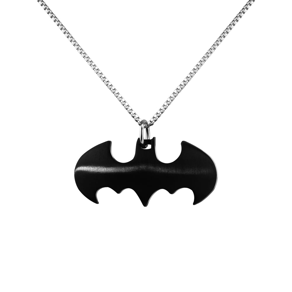 Halloween Jewelry Black Bat Necklace