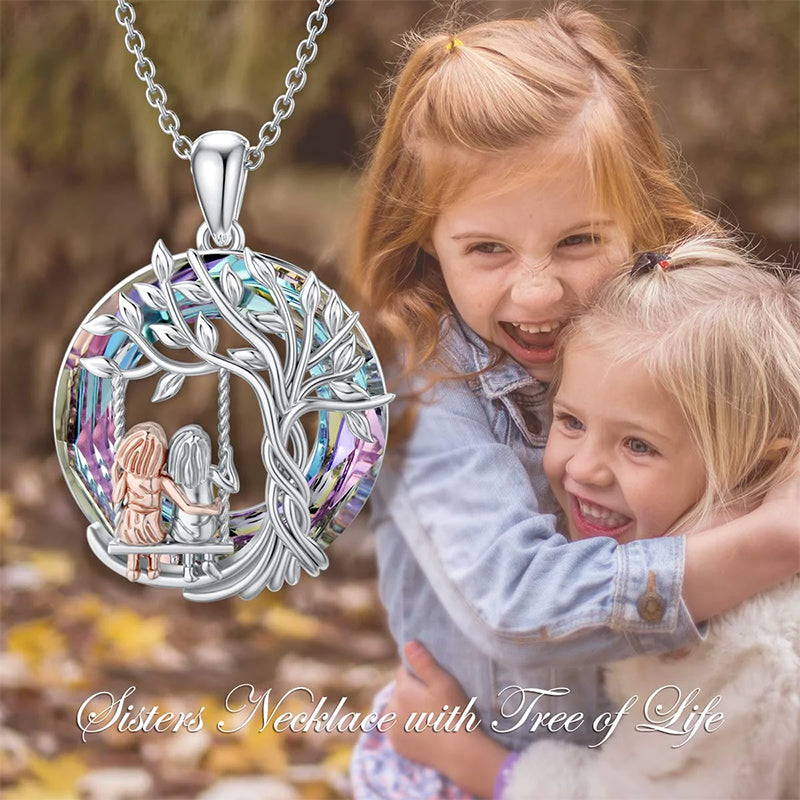 Christmas Sisters Gifts Tree of Life Sisters Necklace From Sisters