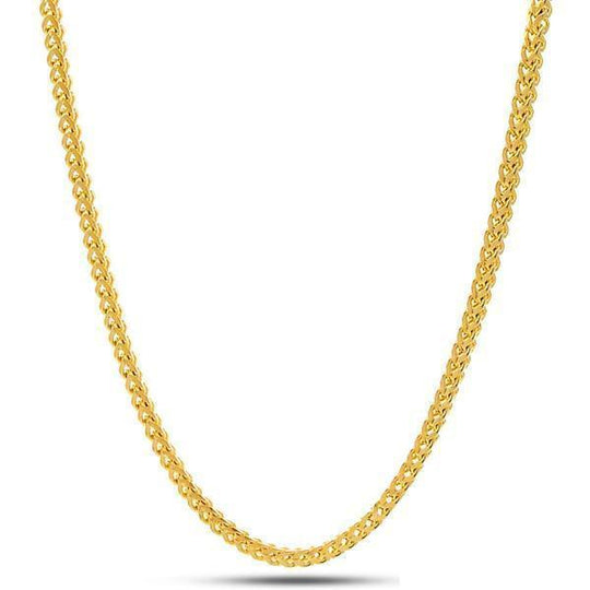 Gold Plated / 14K Gold / 22" 2.5mm Franco Chain CHX11776-22
