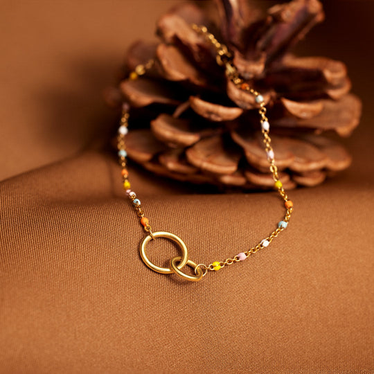 Interlocking Circle Ring Bracelet-For Sisters or Friendship Bracelet