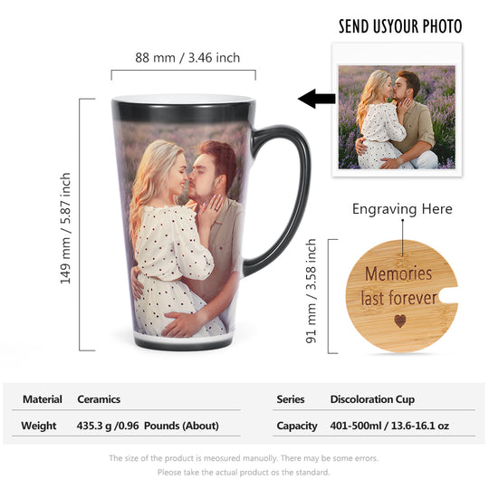 Custom Photo Magic Mug Personalized Color Changing Cup
