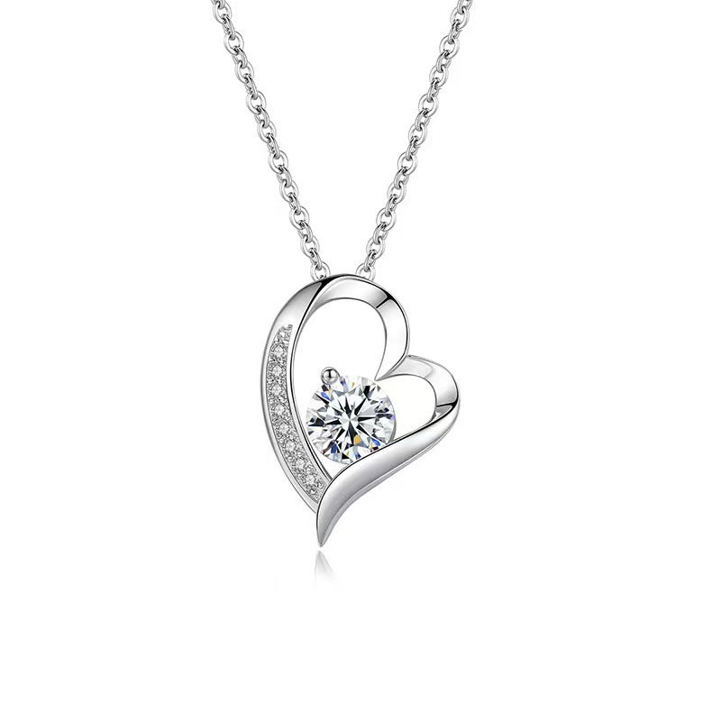 To My Beautiful Bonus Daughter Heart Necklace "Love You Always" Warm Gifts For Daughter