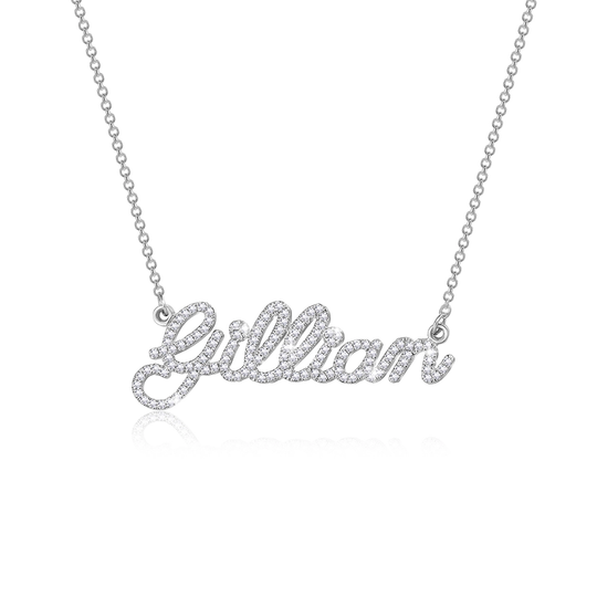 Mother's Day Gift Personalized Shiny Diamond Name Necklace