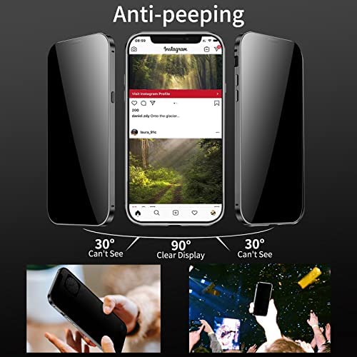 Privacy phone case anti-peeping Iphone case