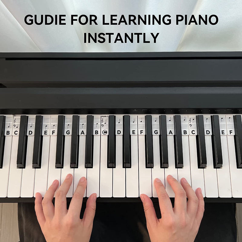 Removable Piano Keyboard Note Labels For Piano Beginners