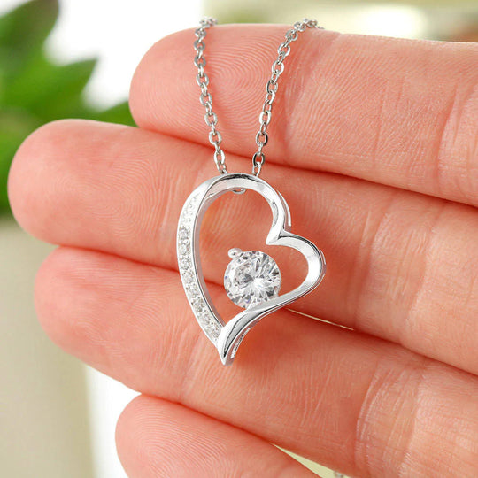 To My Beautiful Soulmate I Love You Forever & Always Heart Necklace