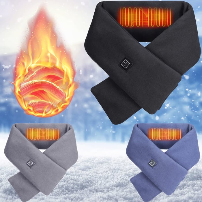 Warm Heating Scarf Electric USB Heated Scarf for women and men