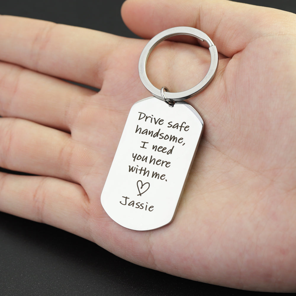 Keychain for men-Drive sale handsome, I need you here with me