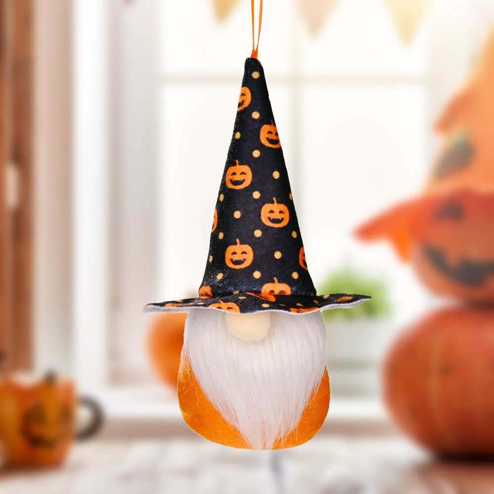 Halloween Plush Gnome Ornament Home Decor Gifts for Family