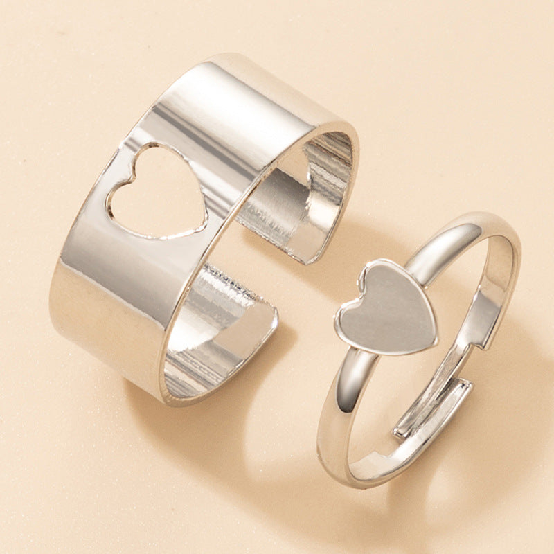 Matching Promise Rings For couples - 2 Pieces