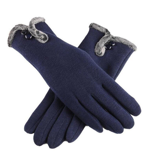 Chic and Fashionable Cashmere Winter Gloves-Boots N Bags Heaven-Boots N Bags Heaven
