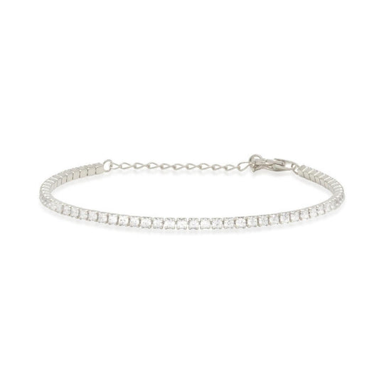 Paris Tennis Bracelet - Silver