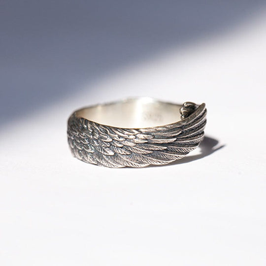 Angle Wing Ring-Adjustable Ring MelodyNecklace