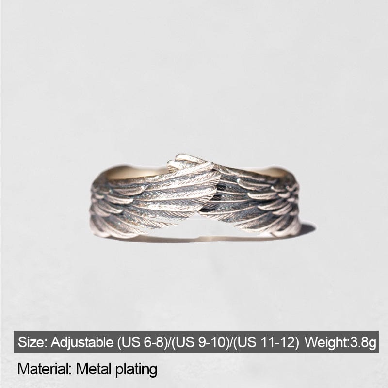 Angle Wing Ring-Adjustable Ring MelodyNecklace
