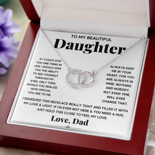 Eternal Love  - Daughter Perfect Pair Necklace