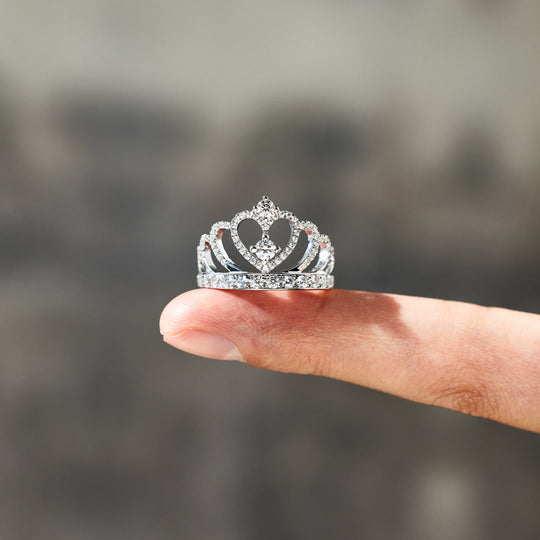 Pavé Crown Ring