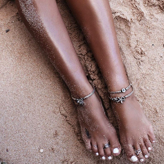 (Best Seller) Cute Boho Starfish Anklet Anklet Boho Peak 