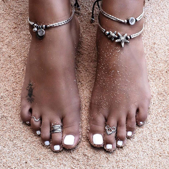 (Best Seller) Cute Boho Starfish Anklet Anklet Boho Peak 