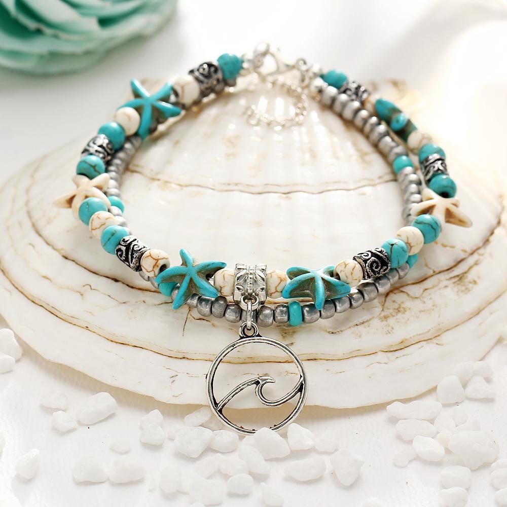 Bohemian Summer Beach Anklet Boho Peak 