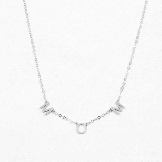 Christmas Gift A to Z Initial Choker Necklace Personalized Letter Name Necklace Silver Necklace MelodyNecklace
