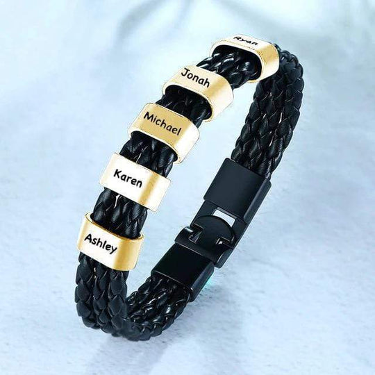Christmas Gift Personalized Name Braided Bracelet for Man Bracelet For Man MelodyNecklace