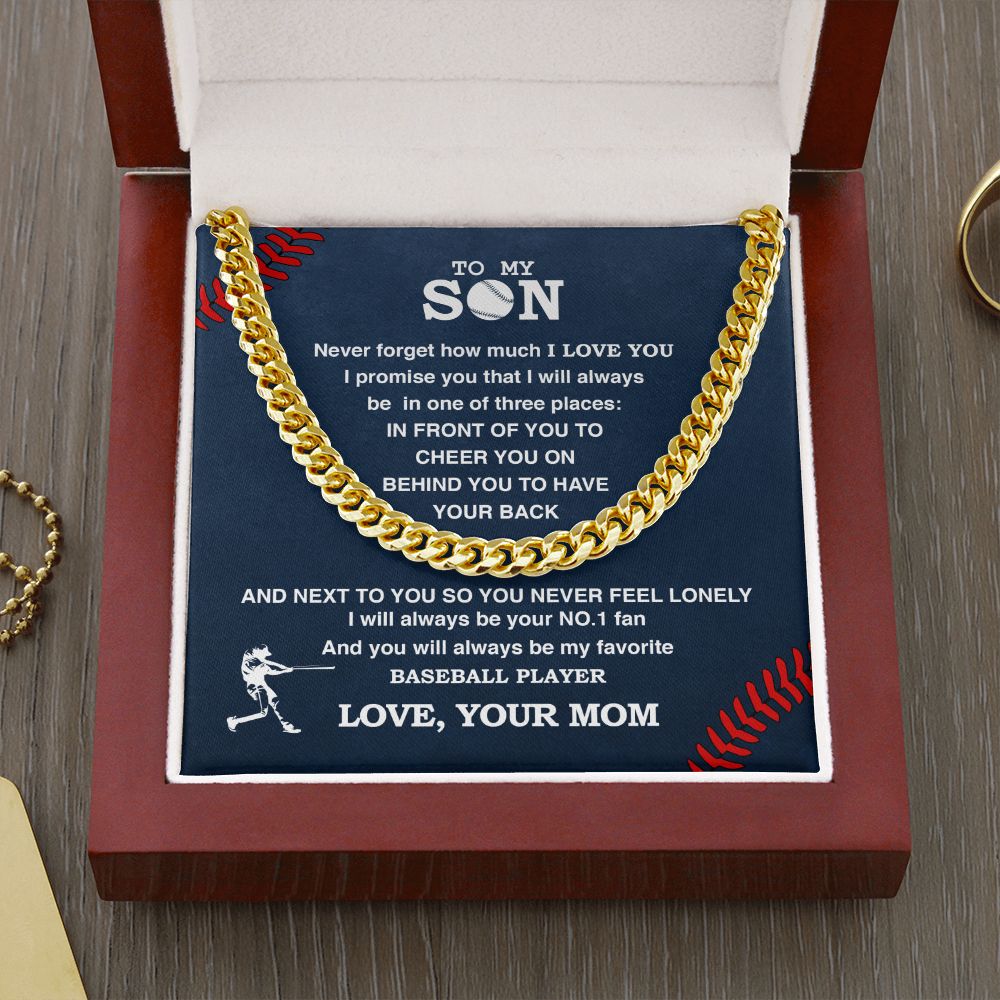 Cuban Link Necklace - My Son Home Base - Athlete's Gift Shop