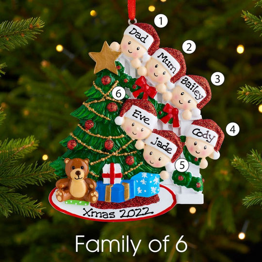 Personalized Family Christmas Ornament Custom Family Names Gifts
