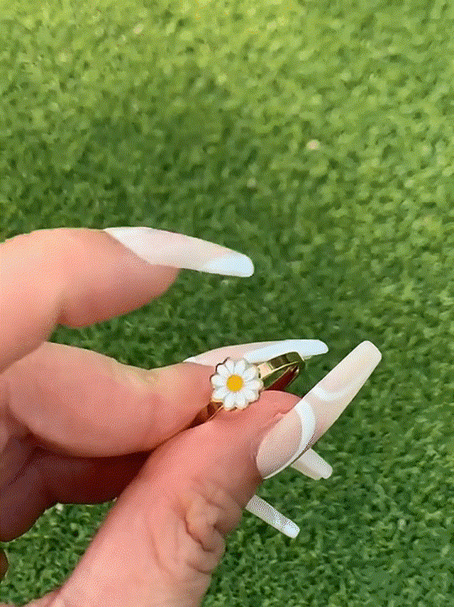 Daisy Anxiety Fidget Ring Ring MelodyNecklace
