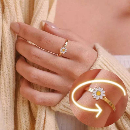 Daisy Anxiety Fidget Ring Ring MelodyNecklace