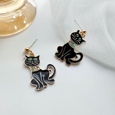 'Daze  Black  Cats'  Earrings Myron Earring MelodyNecklace