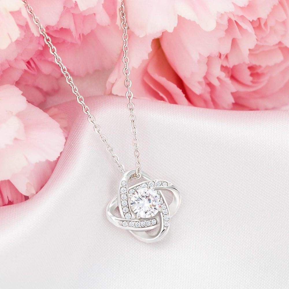 Valentine's day Gift To My Beautiful Soulmate- Love Knot Necklace Gifts For Lover