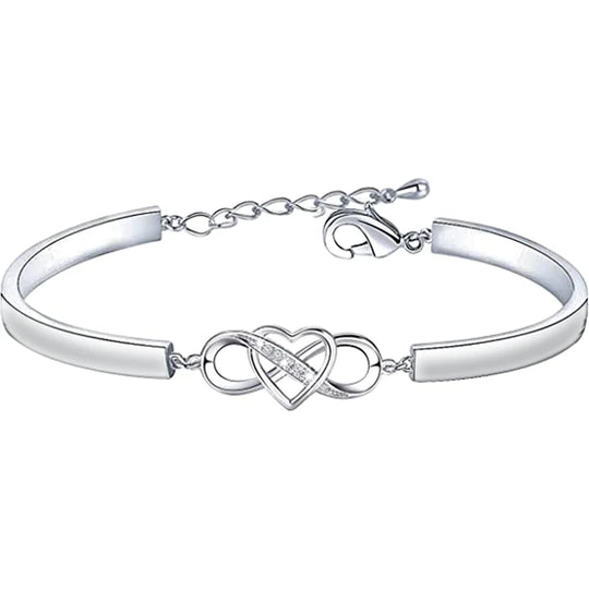 To my daughter-in-law Infinite Love Bangle Bracelet Warm Gift