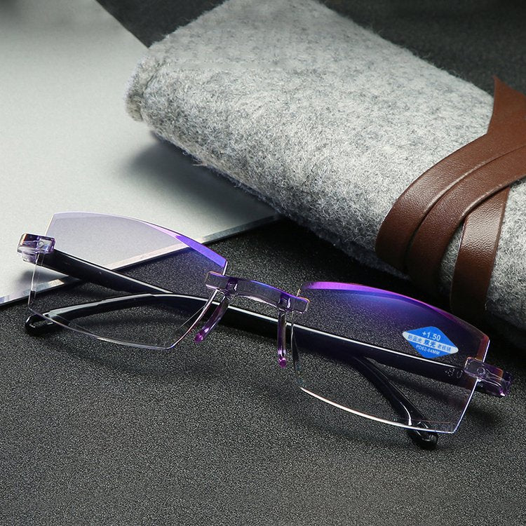 Cut Bifocal Progressive And Anti-Blue Eyewear Ultralight Reading
