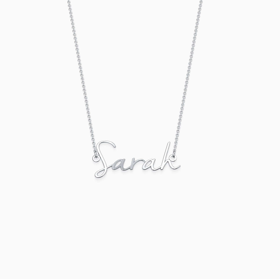 Fairy Name Necklace Silver Necklace MelodyNecklace