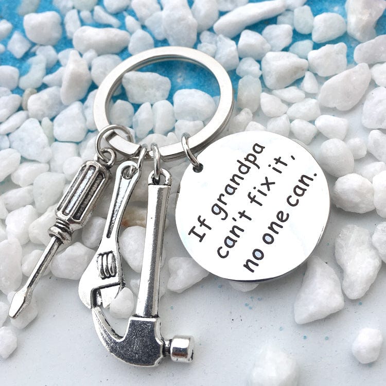 Father's Day Keychain "If Daddy Can't Fix It No One Can" MelodyNecklace
