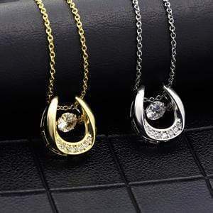 Flexible Beating Heart Diamond Necklace Sparkling Necklace MelodyNecklace