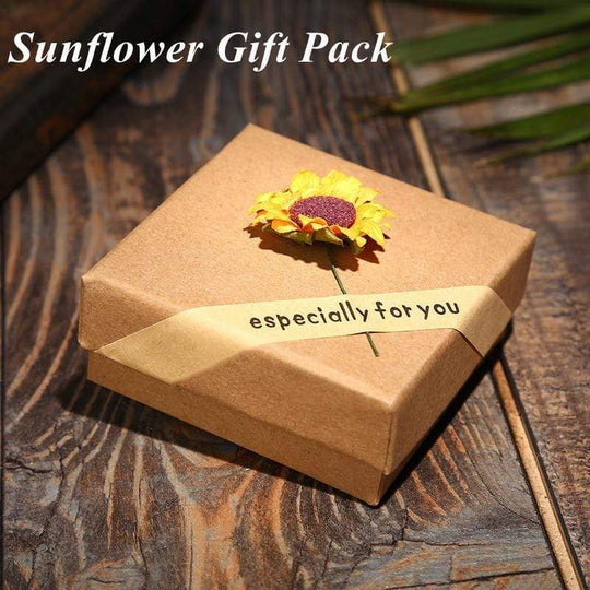 For Love - To My Smokin' Hot Woman Wave Cuff Bracelet Sunflower Gift Pack / Wave Cuff Bracelet For Woman MelodyNecklace