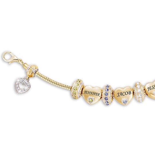 Forever In A Mother's Heart Personalized Birthstone Bracelet Bracelet For Woman MelodyNecklace