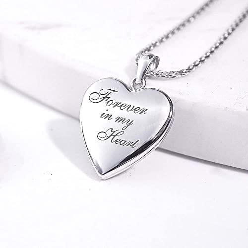 "Forever in My Heart" Locket Necklace That Holds Pictures Myron Necklace Visit the PicturesOnGold.com Store