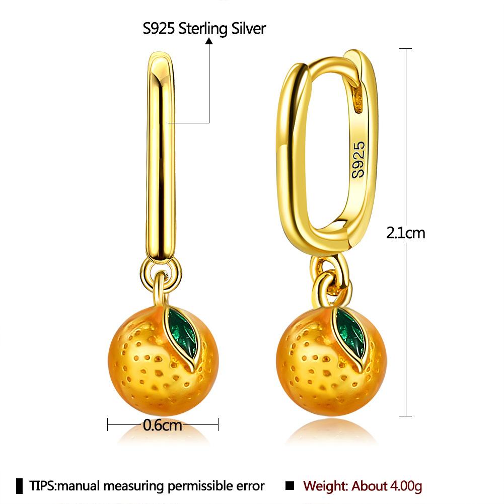 'Golden Spirit Orange' Earrings Myron Earring MelodyNecklace