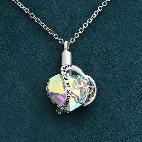 Heart Cremation Urn Pendant Necklace for Ashes Urn Jewelry Memorial Gift Necklace Myron Necklace MelodyNecklace