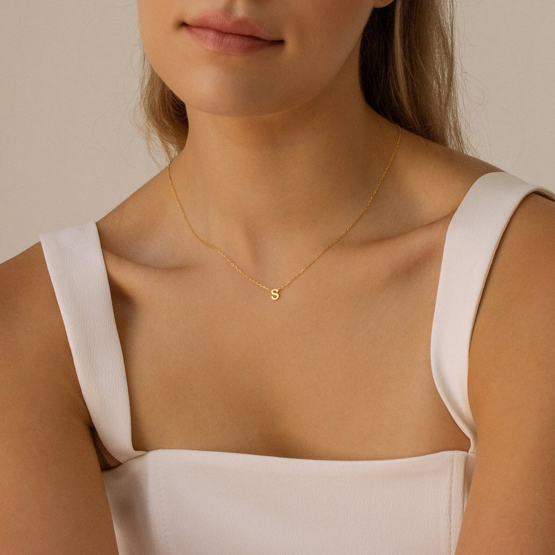 Alice Dainty Letter Necklace