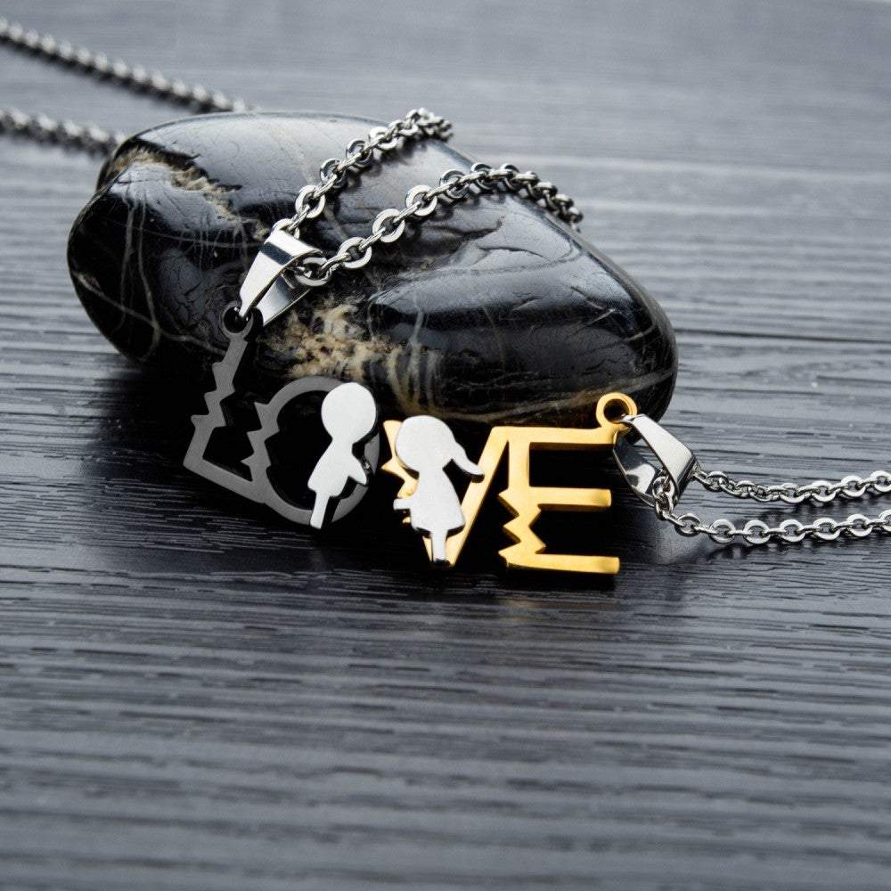 Magnetic Matching Love Necklace(2 Neckalces) Couple Necklace MelodyNecklace